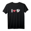 Dalmatiner - I Love Dalmatiner T-Shirt für Hundeliebhaber | Lustiges Geschenk zu Weihnachten & Geburtstagsgeschenk