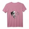 Dalmatiner Hund T-Shirt Damen - Freund, Partner & Hund Motiv mit V-Ausschnitt, perfektes Geschenk für Hundeliebhaber