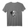 Dalmatiner Hund T-Shirt Damen - Freund, Partner & Hund Motiv mit V-Ausschnitt, perfektes Geschenk für Hundeliebhaber
