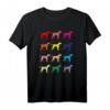 Dalmatiner Liebhaber Hund POP ART Geschenk T-Shirt – Buntes Hundedesign, Perfekt für Tierliebhaber & Hundebesitzer