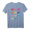 Dalmatiner Liebhaber Hund POP ART Geschenk T-Shirt – Buntes Hundedesign, Perfekt für Tierliebhaber & Hundebesitzer