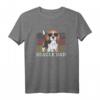 Best Beagle Dad Ever Vintage Deutsche Flagge Hundepapa T-Shirt - Lustiges Geschenk für Hundeliebhaber, Väter & Hundebesitzer zum Geburtstag, Weihnachten & Vatertag
