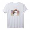 Best Beagle Dad Ever Vintage Deutsche Flagge Hundepapa T-Shirt - Lustiges Geschenk für Hundeliebhaber, Väter & Hundebesitzer zum Geburtstag, Weihnachten & Vatertag