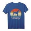 Deutscher Pinscher Vintage Retro Style Hunde T-Shirt – Klassisch geschnitten, doppelt genähter Saum, ideal für Hundeliebhaber im Retro-Look