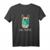 SCHÄFERHUND mit Gesichtsmaske Mundschutz Hund T-Shirt – Lustiges Design für Hundeliebhaber, Hundemütter & Hundezüchter, perfekt als Weihnachts- oder Geburtstagsgeschenk