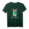 SCHÄFERHUND mit Gesichtsmaske Mundschutz Hund T-Shirt – Lustiges Design für Hundeliebhaber, Hundemütter & Hundezüchter, perfekt als Weihnachts- oder Geburtstagsgeschenk