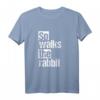 Denglisch - So läuft der Hase Spruch T-Shirt | Lustiges Geschenk für Lehrer, Freunde & Junggesellenabschiede