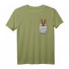 Deutscher Schäferhund Brust-Tasche Pocket T-Shirt für Hundebesitzer & Hundeliebhaber – Perfektes Geschenk für Herrchen, Frauchen & Züchter