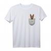 Deutscher Schäferhund Brust-Tasche Pocket T-Shirt für Hundebesitzer & Hundeliebhaber – Perfektes Geschenk für Herrchen, Frauchen & Züchter