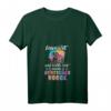 Damen Buntes Hundemama T-Shirt mit V-Ausschnitt – Lustiges Dogge Geschenk für Hunde-Liebhaberinnen & Hundemamas