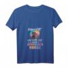 Damen Buntes Hundemama T-Shirt mit V-Ausschnitt – Lustiges Dogge Geschenk für Hunde-Liebhaberinnen & Hundemamas
