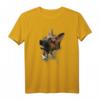 Entzückender Brauner Deutscher Schäferhund-Hundekopf T-Shirt - Klassisch geschnitten, doppelt genähter Saum, perfekt für Tierliebhaber