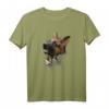 Entzückender Brauner Deutscher Schäferhund-Hundekopf T-Shirt - Klassisch geschnitten, doppelt genähter Saum, perfekt für Tierliebhaber