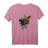 Entzückender Brauner Deutscher Schäferhund-Hundekopf T-Shirt - Klassisch geschnitten, doppelt genähter Saum, perfekt für Tierliebhaber