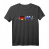 Russisch Deutsch Herzschlag T-Shirt – Patriotisches Design für Russen in Deutschland mit Flaggenmotiv