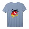 Land Niedersachsen Deutsche Fahne und Wappen T-Shirt - Stolzes Heimatdesign für Niedersachsen-Fans