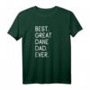 Best Great Dane Dad Ever Hundepapa T-Shirt - Lustiges Geschenk für Deutsche Dogge Liebhaber, Hundebesitzer & Hundeliebhaber, ideal zum Geburtstag, Vatertag & Weihnachten
