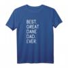 Best Great Dane Dad Ever Hundepapa T-Shirt - Lustiges Geschenk für Deutsche Dogge Liebhaber, Hundebesitzer & Hundeliebhaber, ideal zum Geburtstag, Vatertag & Weihnachten