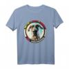 Deutsche Dogge Besitzer Cartoon T-Shirt – Lustiges Hundedesign für Doggenfans, bequem und stilvoll