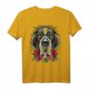 Dogge Sugar Skull T-Shirt mit Day of Dead Motiv – Bunte Hundegrafik, ideales Geschenk für Tierliebhaber, Hunderettung & Oktober/November Urlaub