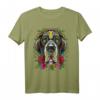 Dogge Sugar Skull T-Shirt mit Day of Dead Motiv – Bunte Hundegrafik, ideales Geschenk für Tierliebhaber, Hunderettung & Oktober/November Urlaub