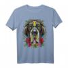 Dogge Sugar Skull T-Shirt mit Day of Dead Motiv – Bunte Hundegrafik, ideales Geschenk für Tierliebhaber, Hunderettung & Oktober/November Urlaub