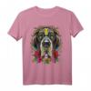 Dogge Sugar Skull T-Shirt mit Day of Dead Motiv – Bunte Hundegrafik, ideales Geschenk für Tierliebhaber, Hunderettung & Oktober/November Urlaub