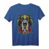 Dogge Sugar Skull T-Shirt mit Day of Dead Motiv – Bunte Hundegrafik, ideales Geschenk für Tierliebhaber, Hunderettung & Oktober/November Urlaub