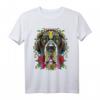 Dogge Sugar Skull T-Shirt mit Day of Dead Motiv – Bunte Hundegrafik, ideales Geschenk für Tierliebhaber, Hunderettung & Oktober/November Urlaub