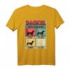 Dackel hören aufs Wort Sitz Platz Komm Bleib Hundehalter T-Shirt – Lustiges Geschenk für Hundebesitzer, Hundeliebhaber & Herrchen