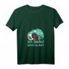 Damen T-Shirt mit Spruch 'Ich Dackel jetzt ins Bett' - Lustiges Rauhaardackel Design für Langschläfer & Hundeliebhaberinnen