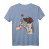 Deutsch Kurzhaar Hunde Liebe T-Shirt – Perfekt für Jäger, Hundeliebhaber & Geschenkideen für Mutter, Schwester & Freundin