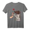 Deutsch Kurzhaar Hunde Liebe T-Shirt – Perfekt für Jäger, Hundeliebhaber & Geschenkideen für Mutter, Schwester & Freundin