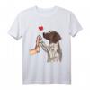 Deutsch Kurzhaar Hunde Liebe T-Shirt – Perfekt für Jäger, Hundeliebhaber & Geschenkideen für Mutter, Schwester & Freundin