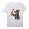 Zwergpinscher Liebe Miniature Pinscher Hundehalterin T-Shirt - Perfektes Geschenk für Hundemamas & Hunde-Fans