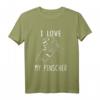 I Love My Pinscher - Lustiges Hundeshirt für Pinscher- und Dobermann-Liebhaber, Geschenk zum Muttertag, Vatertag, Geburtstag oder Weihnachten