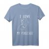I Love My Pinscher - Lustiges Hundeshirt für Pinscher- und Dobermann-Liebhaber, Geschenk zum Muttertag, Vatertag, Geburtstag oder Weihnachten