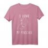 I Love My Pinscher - Lustiges Hundeshirt für Pinscher- und Dobermann-Liebhaber, Geschenk zum Muttertag, Vatertag, Geburtstag oder Weihnachten