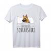 Offizielles Schäferhund Schlafshirt - Bequemes Hundemotiv Oberteil für Hundeliebhaber, Familie & Freunde zum Schlafen, Geburtstag, Weihnachten & Muttertag
