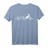EKG Herzschlag Puls Herz Sphynx T-Shirt für Sphinx Katzenbesitzer – Lustiges Geschenk für Katzenliebhaber und Tierfans zu Weihnachten & Geburtstag