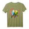 Wellensittich Haustier Papagei Vogel mit Herz T-Shirt – Geschenkidee für Vogel- und Wellensittichliebhaber zu Geburtstag, Weihnachten & mehr