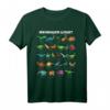 Dinosaurier-Arten Alphabet A-Z Dino ABC T-Rex Dinosaurier T-Shirt – Perfekt für Dino-Experten, Schüler & Dinosaurier-Fans