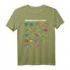 Dinosaurier-Arten Alphabet A-Z Dino ABC T-Rex Dinosaurier T-Shirt – Perfekt für Dino-Experten, Schüler & Dinosaurier-Fans