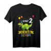Kinder Dinosaurier T-Shirt für 2 Jahre Geburtstag - Klassisch geschnitten, doppelt genähter Saum für Jungen und Mädchen