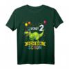 Kinder Dinosaurier T-Shirt für 2 Jahre Geburtstag - Klassisch geschnitten, doppelt genähter Saum für Jungen und Mädchen