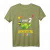 Kinder Dinosaurier T-Shirt für 2 Jahre Geburtstag - Klassisch geschnitten, doppelt genähter Saum für Jungen und Mädchen