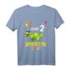 Kinder Dinosaurier T-Shirt für 2 Jahre Geburtstag - Klassisch geschnitten, doppelt genähter Saum für Jungen und Mädchen