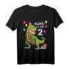 Kinder HapFrog Dino Ich bin 2 T-Shirt - Lustiges Dinosaurier Kinder Geburtstags-Shirt
