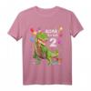 Kinder HapFrog Dino Ich bin 2 T-Shirt - Lustiges Dinosaurier Kinder Geburtstags-Shirt