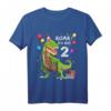 Kinder HapFrog Dino Ich bin 2 T-Shirt - Lustiges Dinosaurier Kinder Geburtstags-Shirt